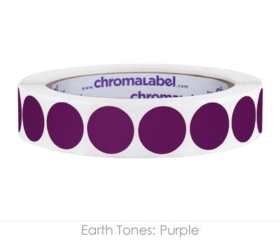 3/4" Permanent Round, Color-Code Dots: 1,000/Roll