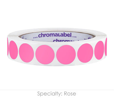 3/4" Permanent Round, Color-Code Dots: 1,000/Roll
