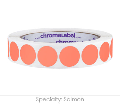 3/4" Permanent Round, Color-Code Dots: 1,000/Roll