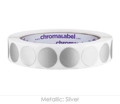 3/4" Permanent Round, Color-Code Dots: 1,000/Roll