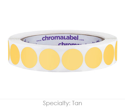 3/4" Permanent Round, Color-Code Dots: 1,000/Roll