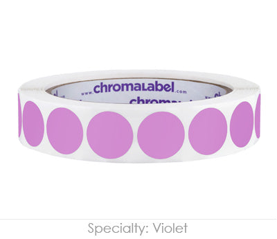3/4" Permanent Round, Color-Code Dots: 1,000/Roll