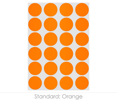 3/4" Permanent Round, Color-Code Dots: 1,008/Pack