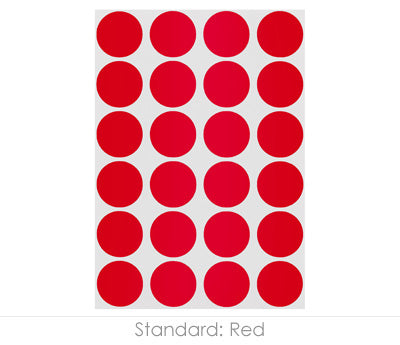 3/4" Permanent Round, Color-Code Dots: 1,008/Pack