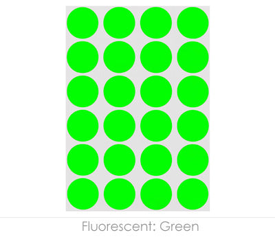 3/4" Permanent Round, Color-Code Dots: 1,008/Pack