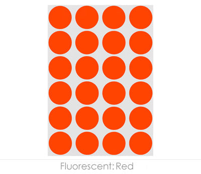 3/4" Permanent Round, Color-Code Dots: 1,008/Pack