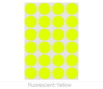 3/4" Permanent Round, Color-Code Dots: 1,008/Pack