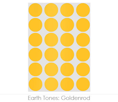 3/4" Permanent Round, Color-Code Dots: 1,008/Pack