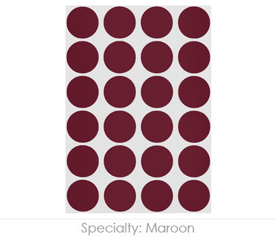 3/4" Permanent Round, Color-Code Dots: 1,008/Pack