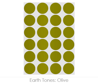 3/4" Permanent Round, Color-Code Dots: 1,008/Pack