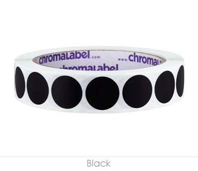 3/4" Removable Round, Color-Code Dots: 1,000/Roll