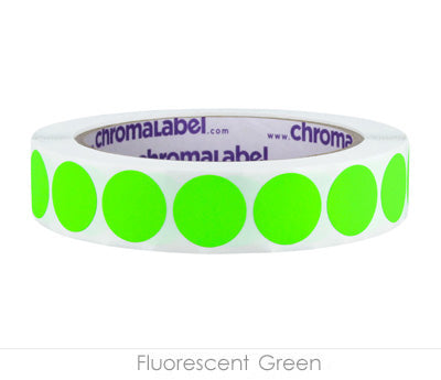 3/4" Removable Round, Color-Code Dots: 1,000/Roll