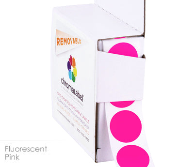 3/4" Removable Round, Color-Code Dots: 1,000/Box