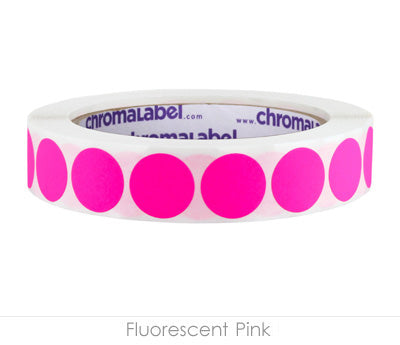 3/4" Removable Round, Color-Code Dots: 1,000/Roll
