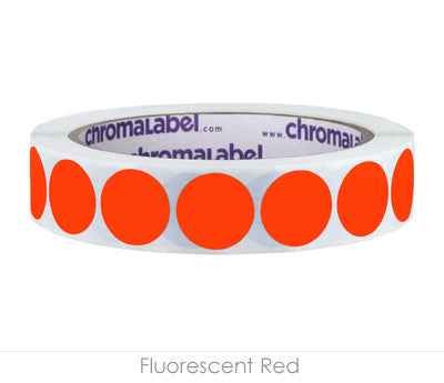 3/4" Removable Round, Color-Code Dots: 1,000/Roll