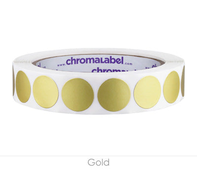 3/4" Removable Round, Color-Code Dots: 1,000/Roll