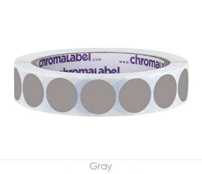 3/4" Removable Round, Color-Code Dots: 1,000/Roll