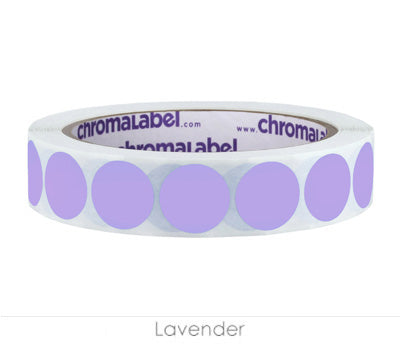 3/4" Removable Round, Color-Code Dots: 1,000/Roll