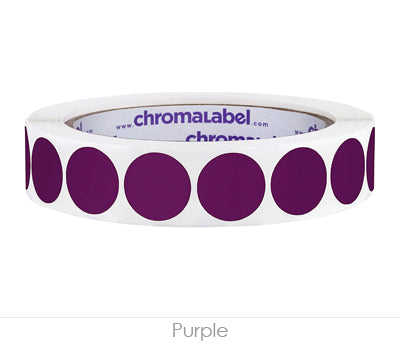3/4" Removable Round, Color-Code Dots: 1,000/Roll