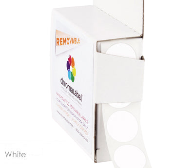 3/4" Removable Round, Color-Code Dots: 1,000/Box