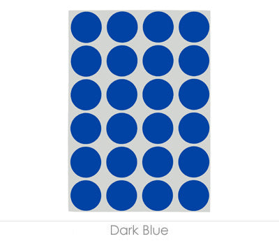 3/4" Removable Round, Color-Code Dots: 1,008/Pack