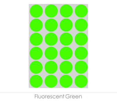 3/4" Removable Round, Color-Code Dots: 1,008/Pack