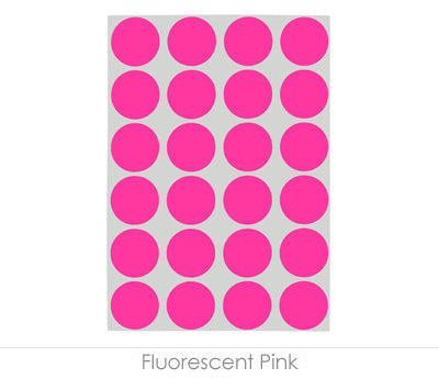 3/4" Removable Round, Color-Code Dots: 1,008/Pack