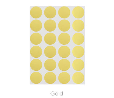 3/4" Removable Round, Color-Code Dots: 1,008/Pack