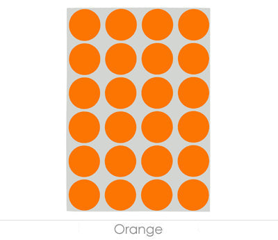 3/4" Removable Round, Color-Code Dots: 1,008/Pack