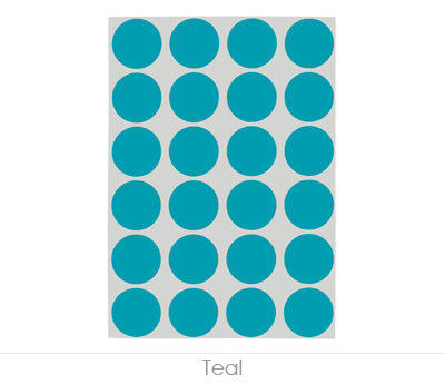 3/4" Removable Round, Color-Code Dots: 1,008/Pack