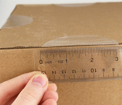 3" Crystal Clear Wafer Seals: 1,000/Roll