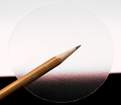 3" Crystal Clear Wafer Seals: 250/Roll