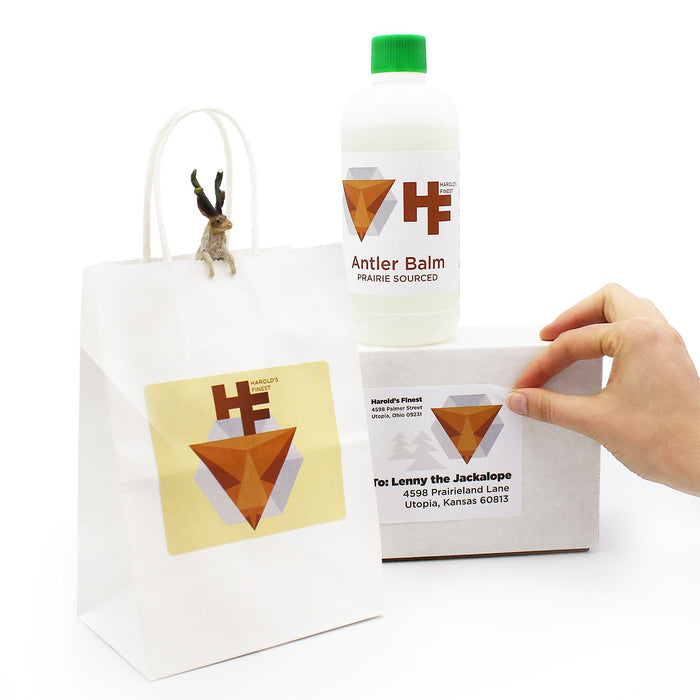 Rectangle Laser Labels - 3-1/3" x 4": 150/Pack, 25 Sheets