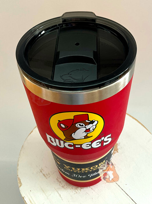 Buc-ee's Yukon Outfitters Red 30oz Tumbler
