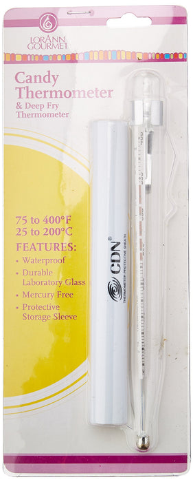 LorAnn Candy Thermometer-75F to 400F - 25C to 200C