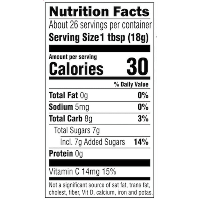 Crofters Peach Premium Spread - 16.5 Oz Case