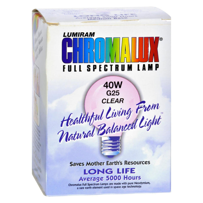 Chromalux 40-Watt Clear Globe Light Bulbs