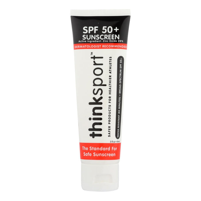 Thinksport Safe Sunscreen Lotion SPF 50+, 3 Fl Oz