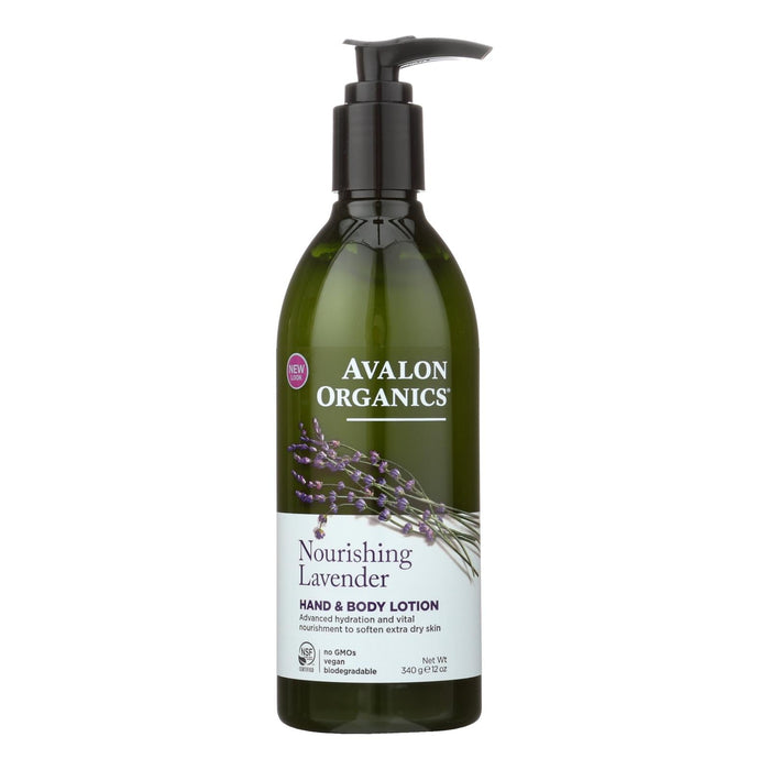Avalon Organics Healing Lavender Hand and Body Lotion (12 Fl Oz)