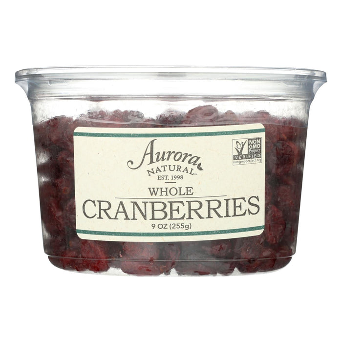 Aurora Natural Products Whole Cranberries (Pack of 12) - 9 oz