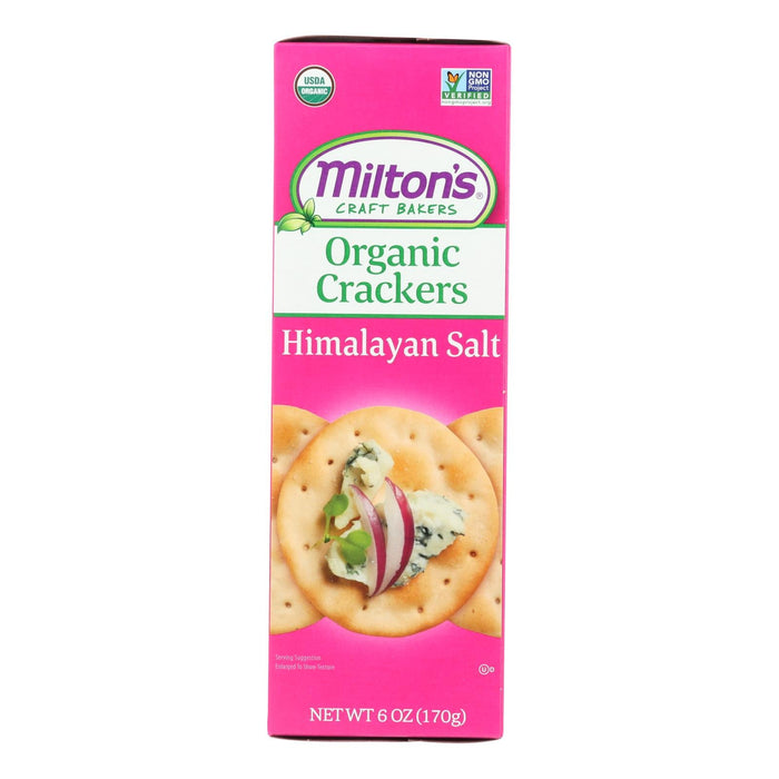 Milton's Baked Himalayan Salt Crackers 8 Pack 6 Oz