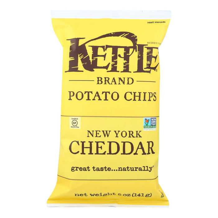 Kettle Brand Potato Chips - New York Cheddar (15 x 5 Oz.)