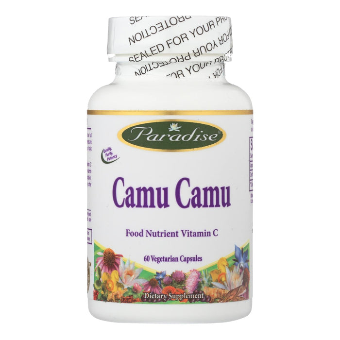 Paradise Herbs Camu Camu 60 Vegetable Capsules