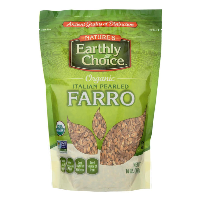 Pearled Farro by Nature's Earthly Choice (Pack of 6) - 14 Oz. Italian