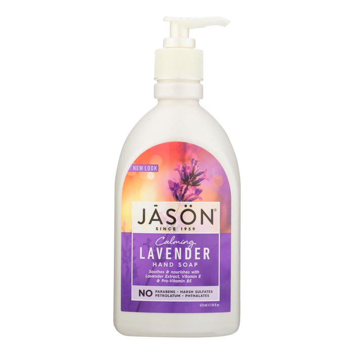 Jason Pure Naturals Calming Lavender Hand Soap - 16 Fl Oz