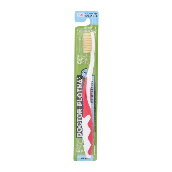 Mouth Watchers Red A/B Adult Toothbrushes