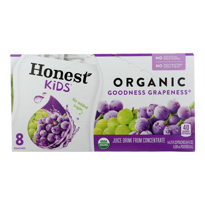 Honest Kids Organic Juicy Goodness Grapeness (4-Pack -6.75 Fl Oz Each)