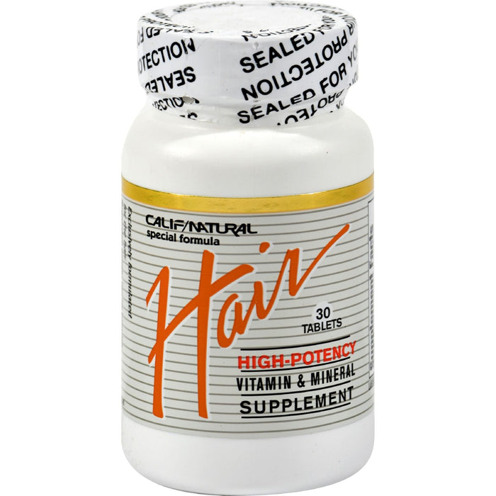 California Natural Hair Care 30ct Tablets