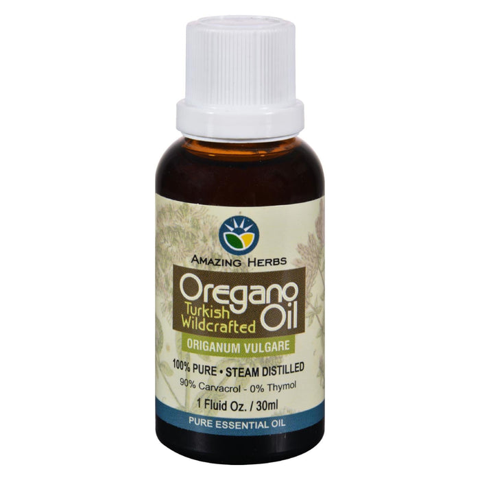 Amazing Herbs - Black Seed  -Pure Essential Oregano Oil - 100% Pure