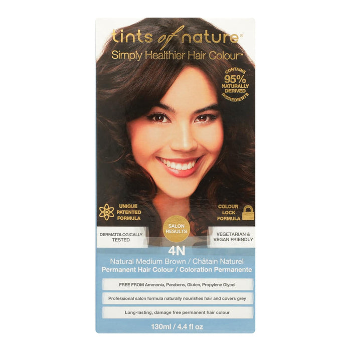 Tints of Nature Medium Brown Permanent Hair Dye - 4.4 fl oz
